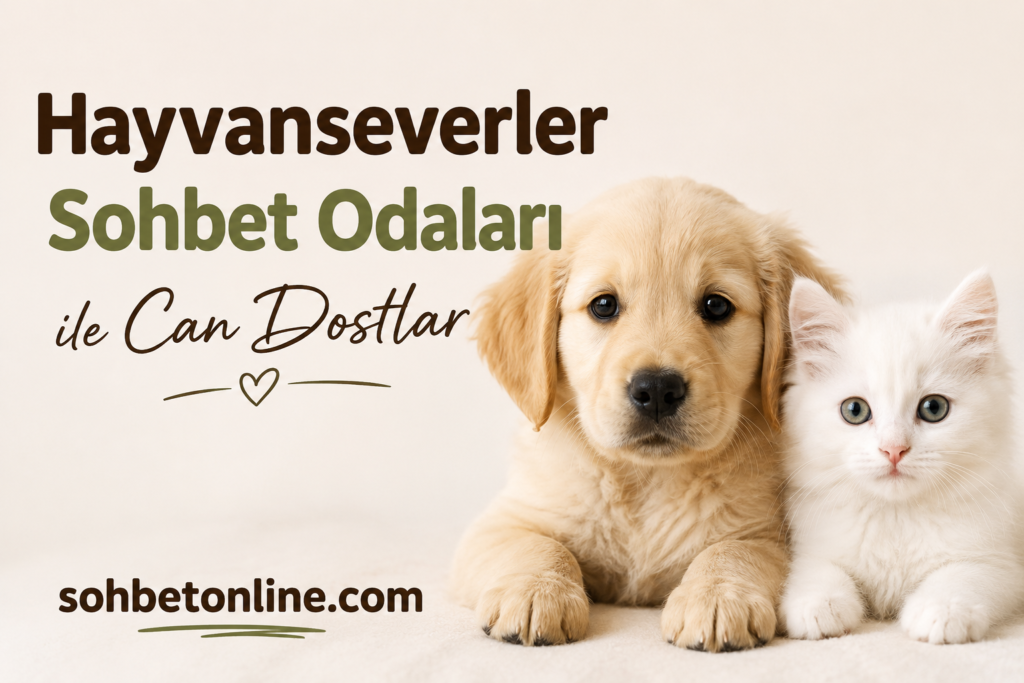 Hayvanseverler Sohbet Odaları ile Can Dostlar